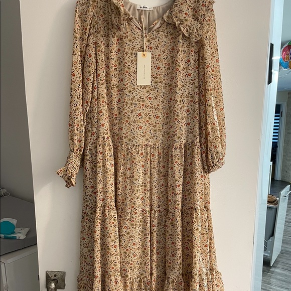 Floral boho maxi dress - Picture 2 of 4